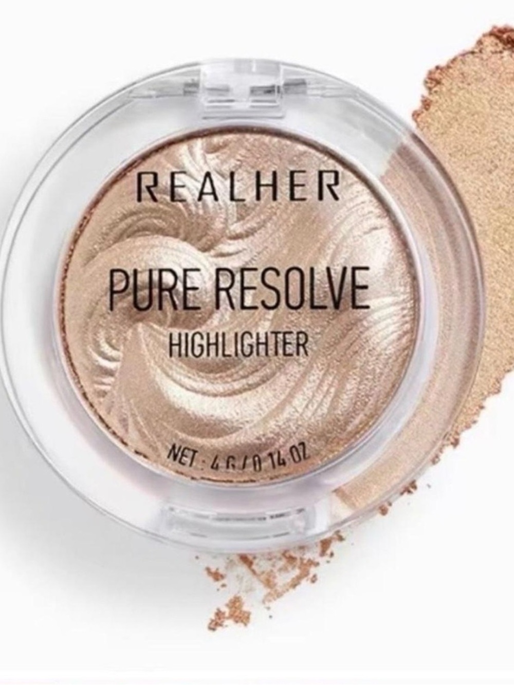RealHer Shimmering Highlighter - Champagne Gold